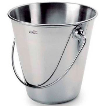 BALDE APRESENTAÇAO 12CM INOX